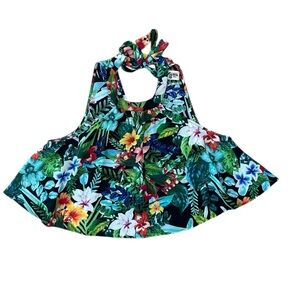 Show Me Your MuMu Hawaiian Floral Crop Top